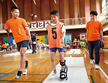 リクシル・ユニバーサル・ラン ＜スポーツ義足体験授業＞